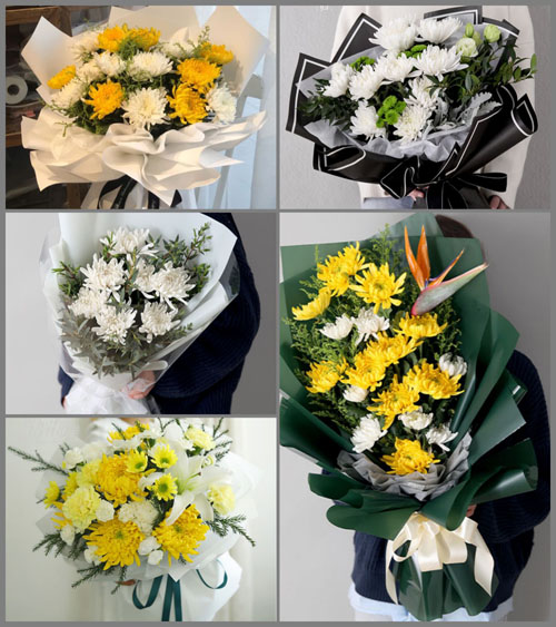 广东江门市恩平市良西镇龙安塘村白事花束代送